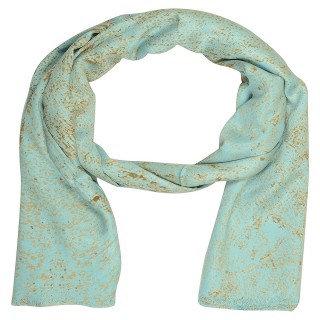 Premium Saturn Digital Print Stole-Blue